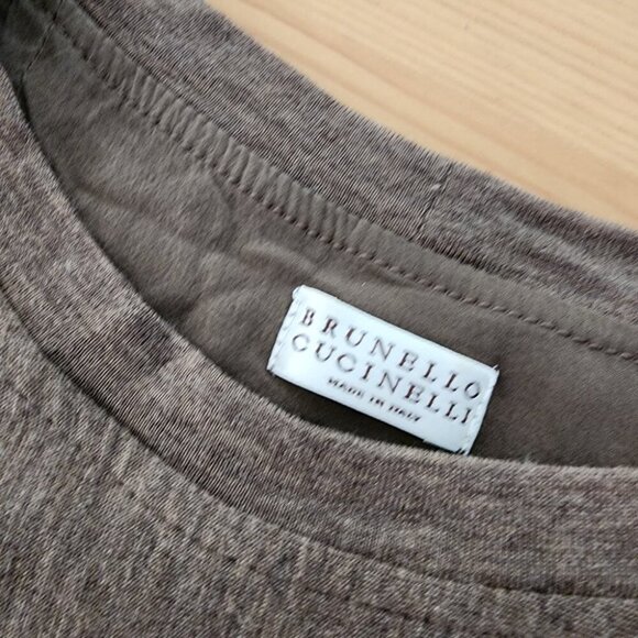 Brunello Cucinelli Brown Wool Mini Dress Minimalist Old Money S - Picture 12 of 14